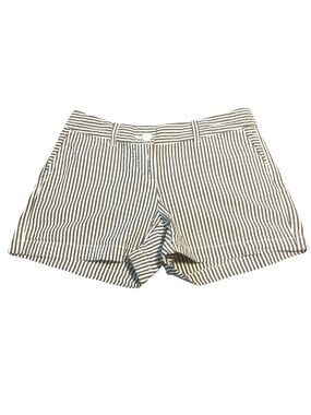 Crown and Ivy-Navy and White Shorts-4 petite